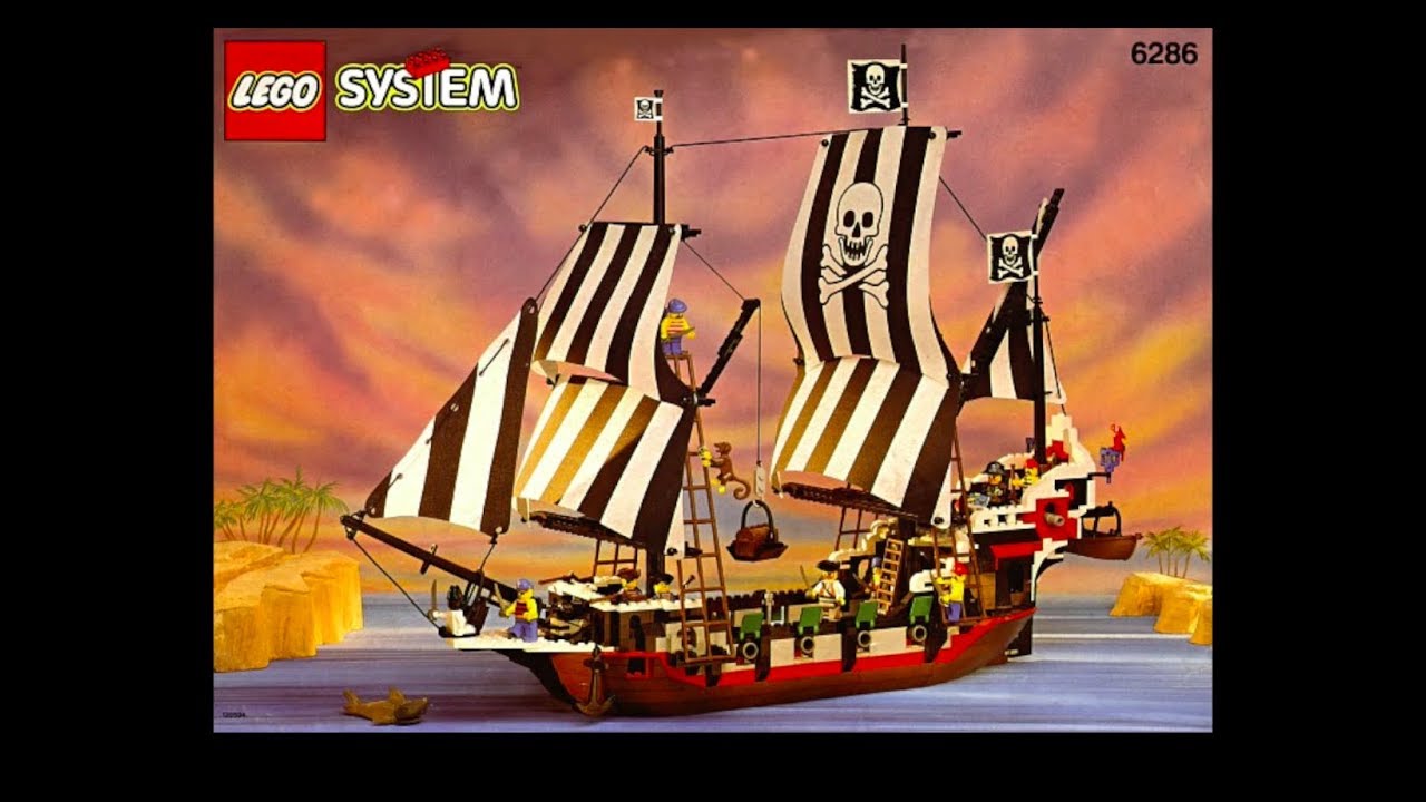 LEGO 6286 Skull's Eye Schooner (Speed Build)