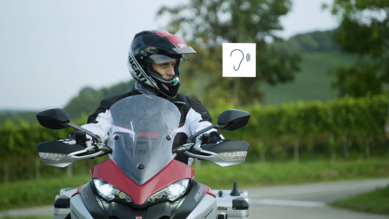 DE | Bosch Motorrad-zu-Fahrzeug-Kommunikation. Vernetzt für mehr Sicherheit im Straßenverkehr.