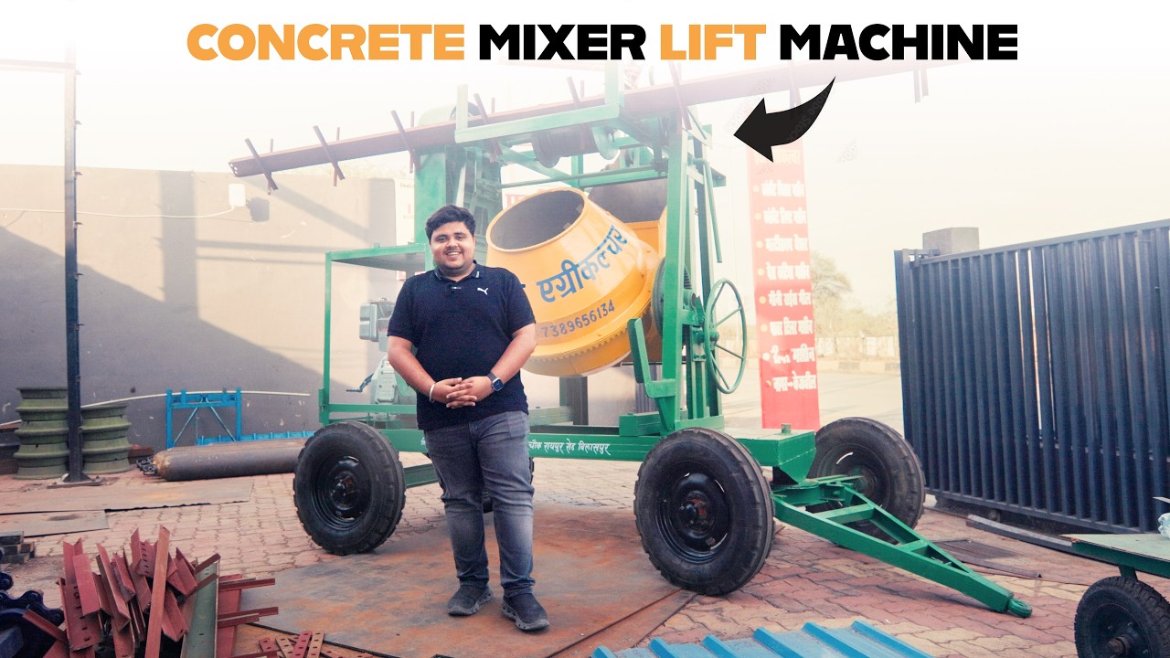 Best Concrete mixer lift machine || 2026
