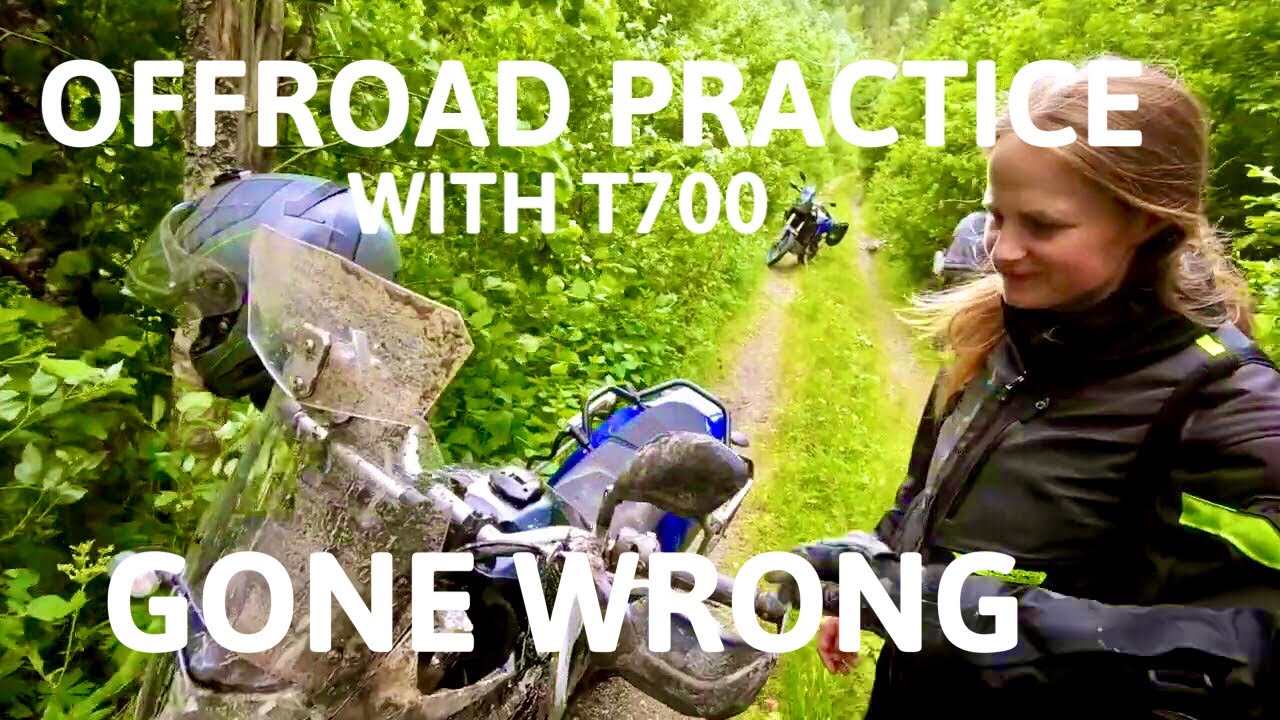 Off-road practice with our Yamaha Tenere 700s