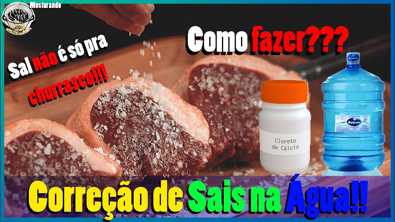 Como fazer correção de sais! Com Fernando Dotta -  Mash Cast Drops!