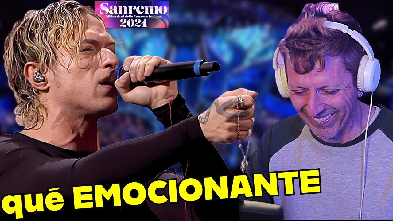 IRAMA TU NO me emociona con su voz y su BALADA en SANREMO 2024 | CANTAUTOR REACTION