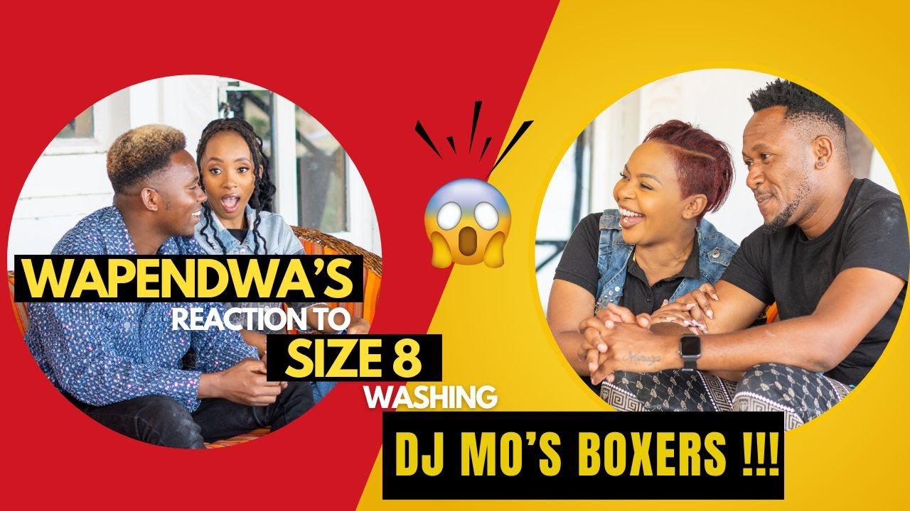 Wapendwa's Reaction to Size 8 Washing Dj Mo's Boxers‼️😱🩲🩲