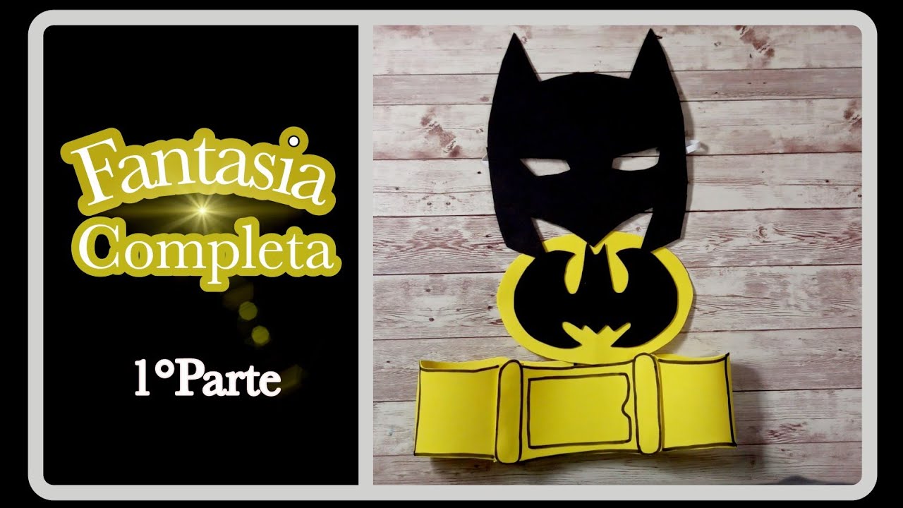 DIY: FANTASIA DO BATMAN (Parte 1)| Inventa Ação |
