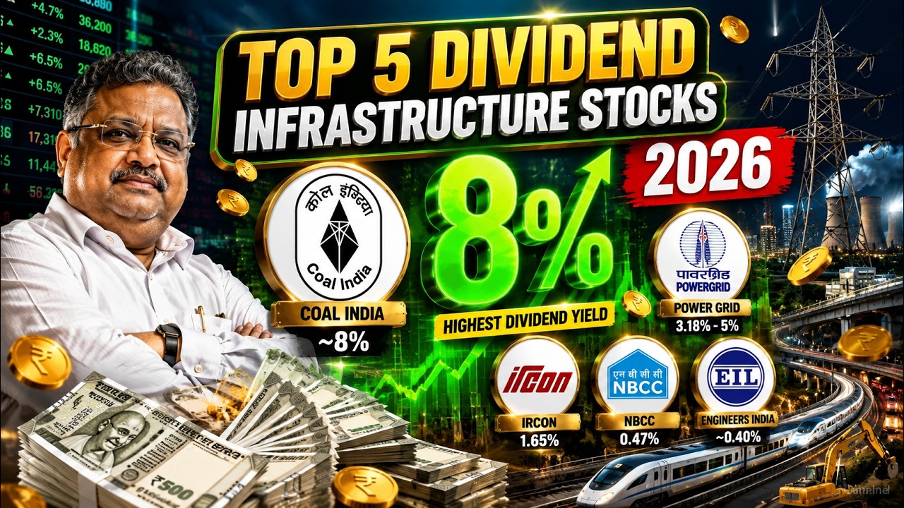 Top 5 Dividend Infrastructure Stocks for 2026 | Best PSU Dividend Stocks to Buy in 2026