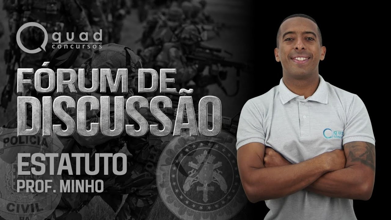 Fórum de Discussão (15/01) - Estatuto - Professor: Minho