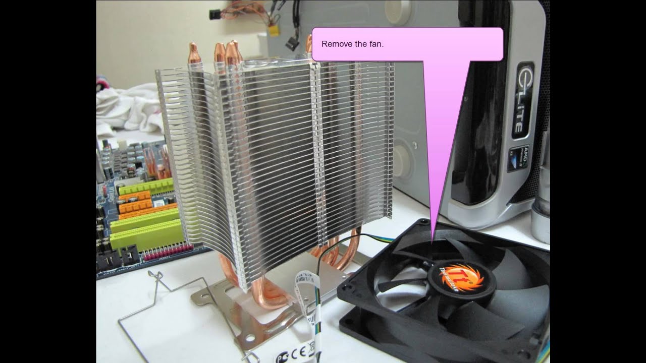 Thermaltake Contac 21 cooler - Unboxing, mounting and testing