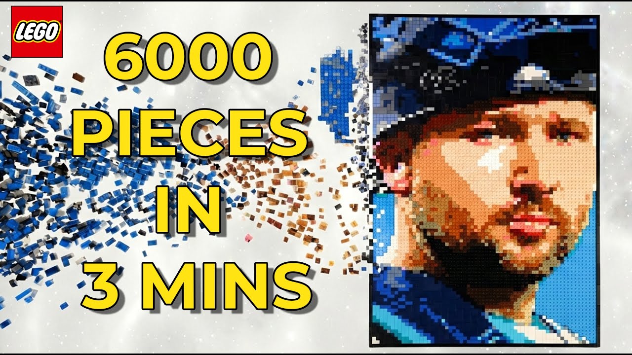 Building a LEGEND: Cal Raleigh 60-HR Season Custom LEGO Mosaic! 🔱⚾️#CalRaleigh #Mariners #LEGO