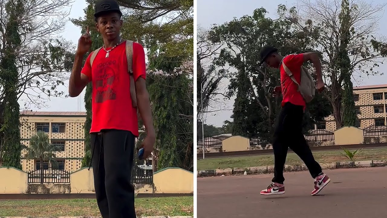 Talented dude shows how to do the 'Slipback Jubi Slide Dance' #shorts