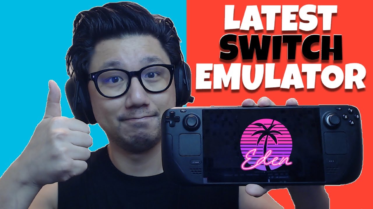 Эмулятор Switch Eden в Steam Deck SteamOS