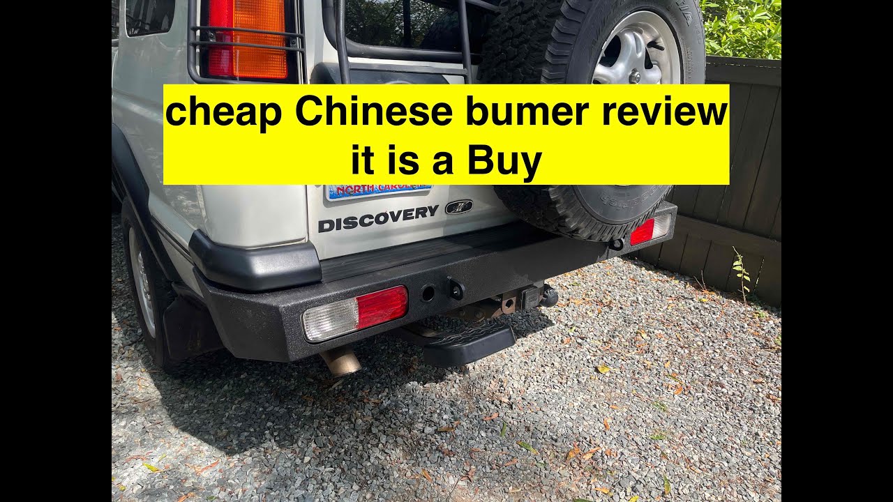 Land Rover D2 cheap Chinese steel rear bumper