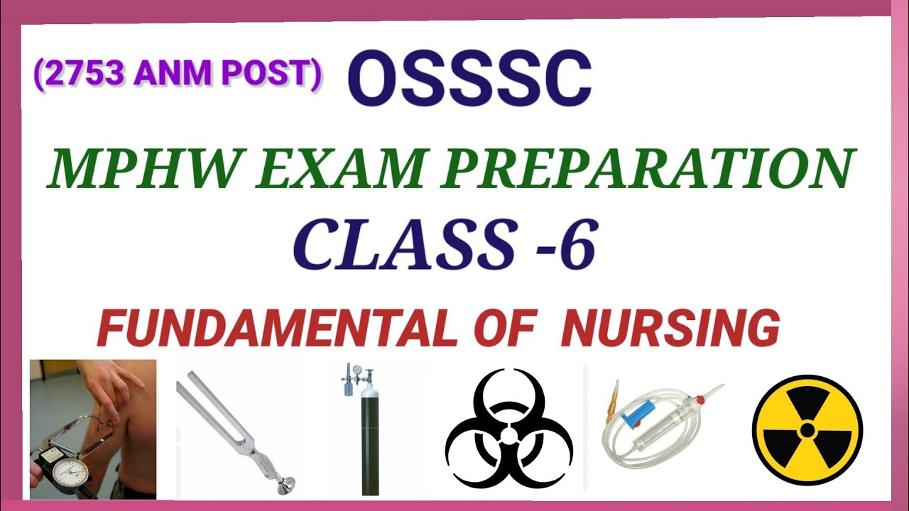ANM/Mphw (F) Exam Preparation/Fundamental Of Nursing/