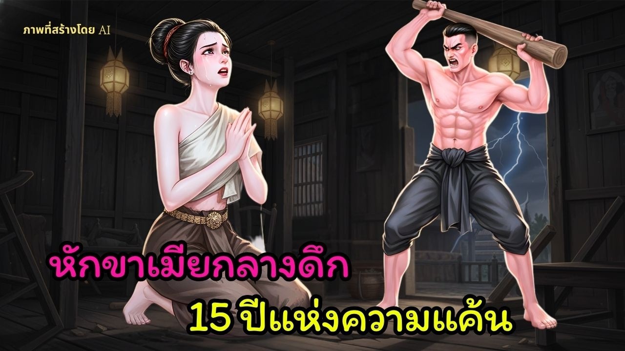 [นิทานพื้นบ้าน]เมียถูกผัวหักขาไล่ตาย 15 ปีล้างแค้น! จุดจบผัวเป็นอย่างไร?