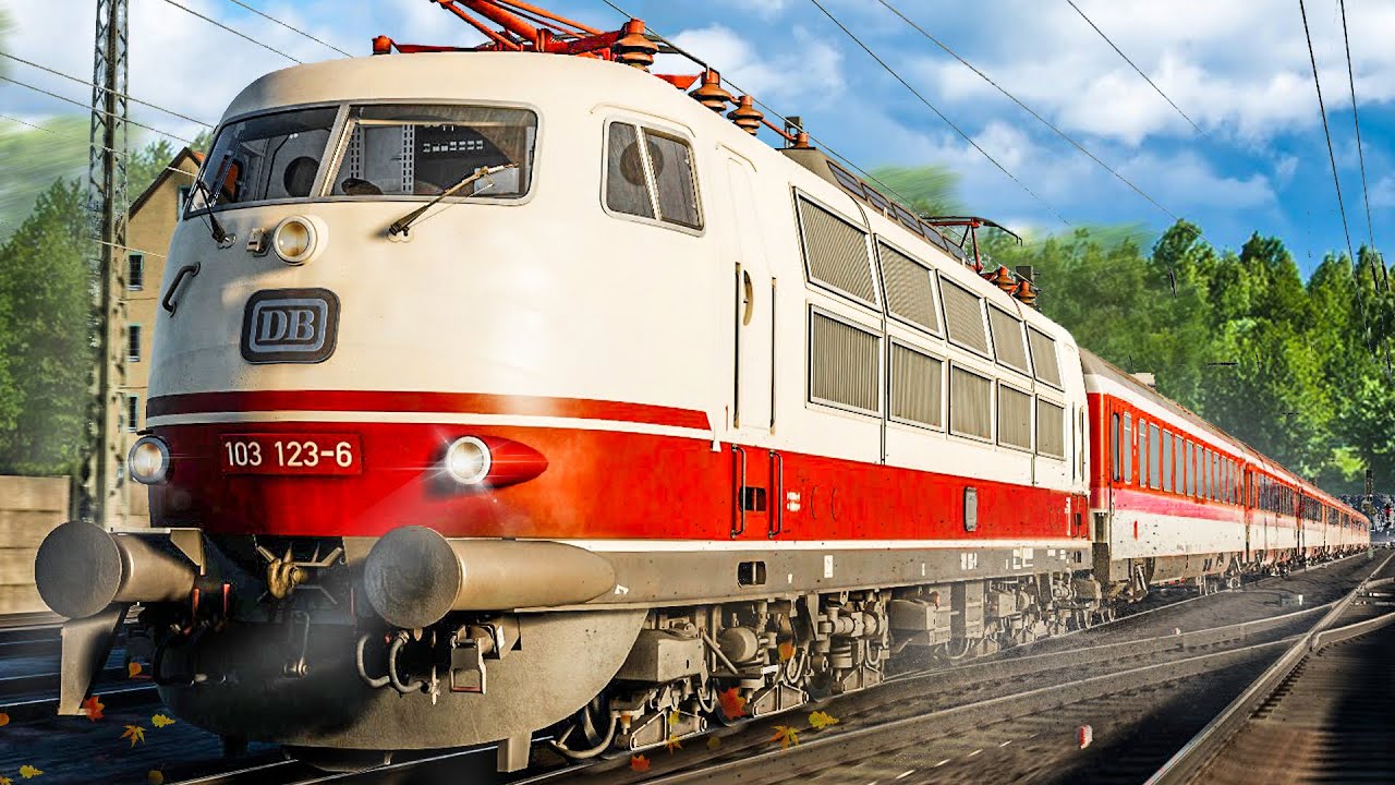 TSW 3: Von Mainz nach Koblenz mit der historischen BR 103 | Train Sim World 3