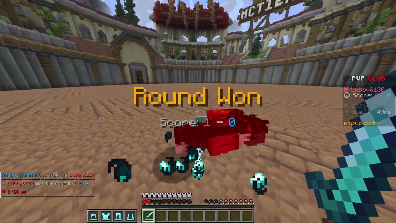 Dueling on mcpvp.club