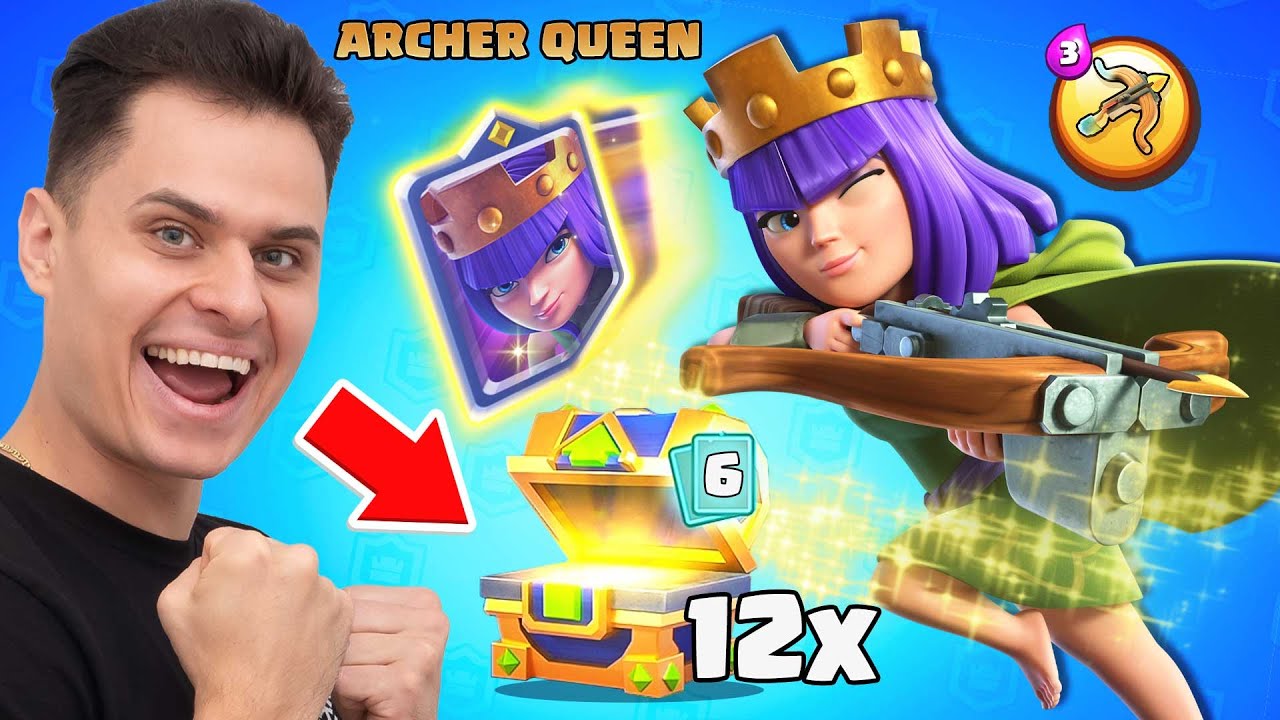 Testuję ARCHER QUEEN i TRAFIAM 6 LEGEND! WIELKI UPDATE w Clash Royale!