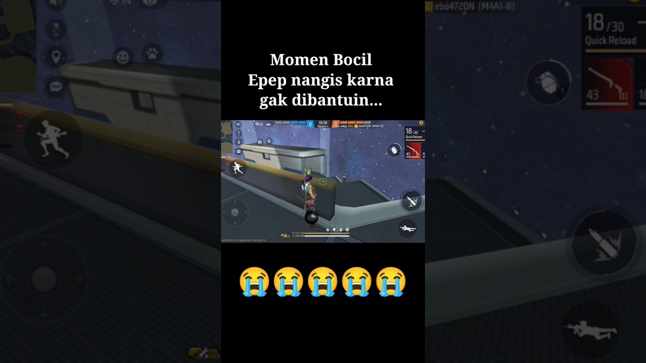 Lucu Bocil Epep nangis karna gk dibantuin | Momen 4 K1LL | Comback! | FF / Free Fire