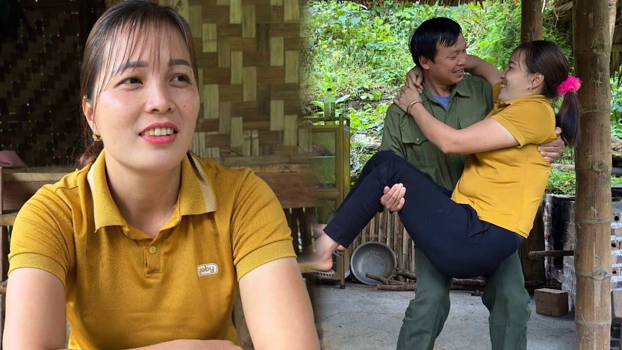 Hien harvests potatoes goes to market sell -The couple's happy life in the forest