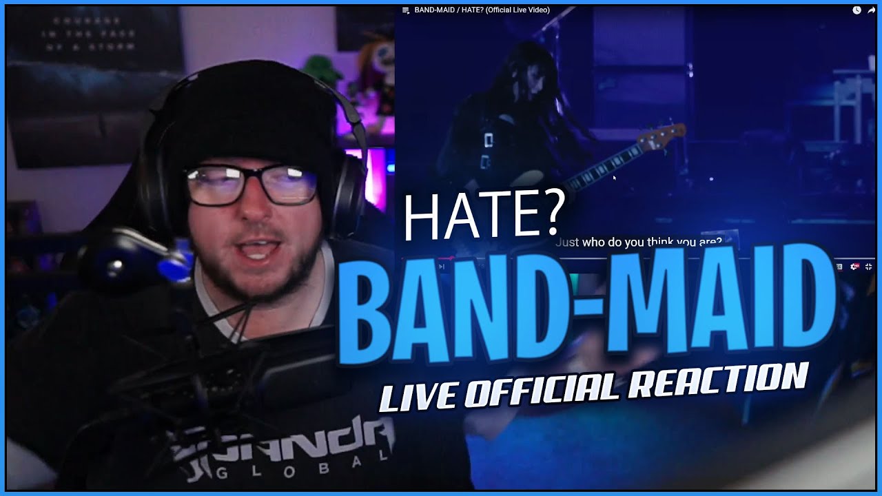 Band-Maid / Hate? Live Official Music Video -  First Reaction!