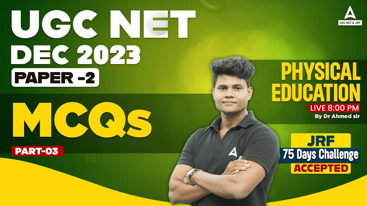 UGC NET Physical Education | MCQs #1 By Monu Sir
