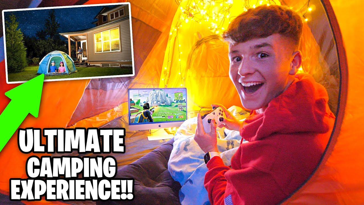 Turning my Back Garden into the ULTIMATE Outdoor Camping *EXPERIENCE*