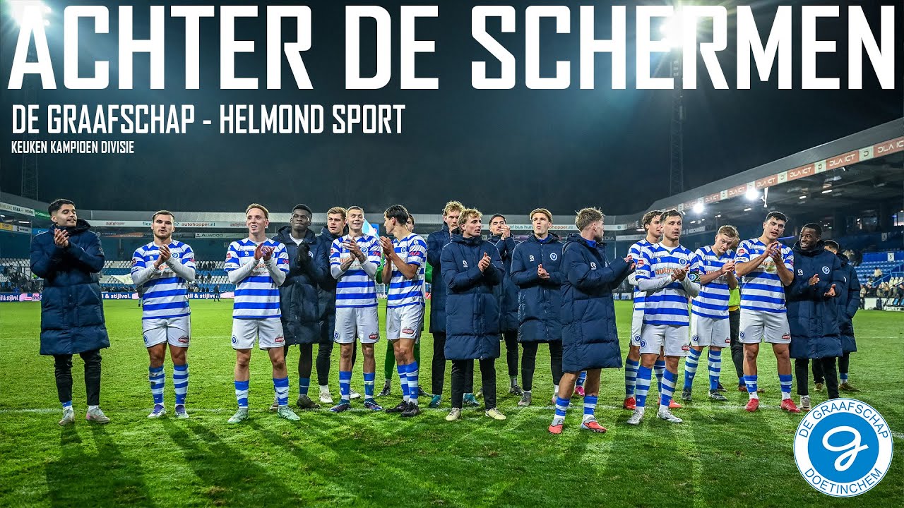 ACHTER DE SCHERMEN | De Graafschap maakt er VIER OP EEN RIJ van tegen Helmond Sport: 3-1