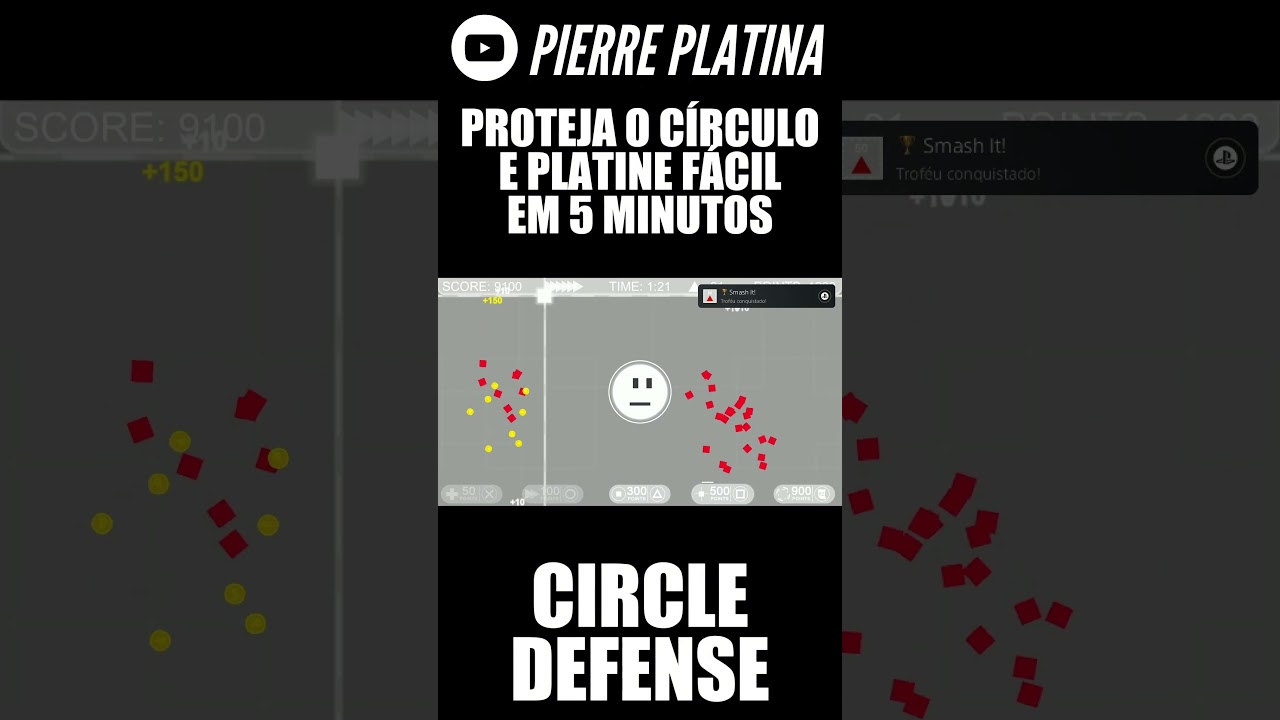 CIRCLE DEFENSE É PLATINA INCRIVELMENTE FÁCIL QUE VOCÊ FAZ RAPIDAMENTE - PIERRE PLATINA