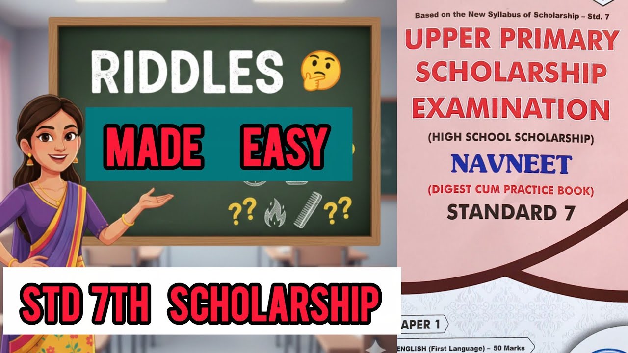 Riddles in English | Std 7 Scholarship | Chapter 10 
