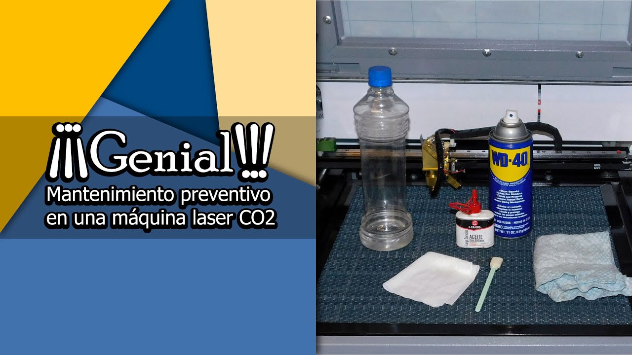 ✅ ...Paso a paso...✅   Mantenimiento preventivo en una máquina laser Co2...