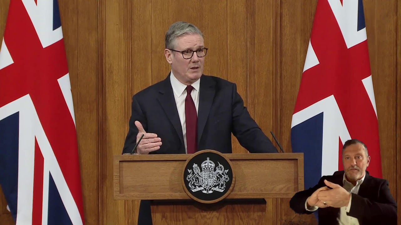 Watch live: Prime Minister Keir Starmer gives a press conference.