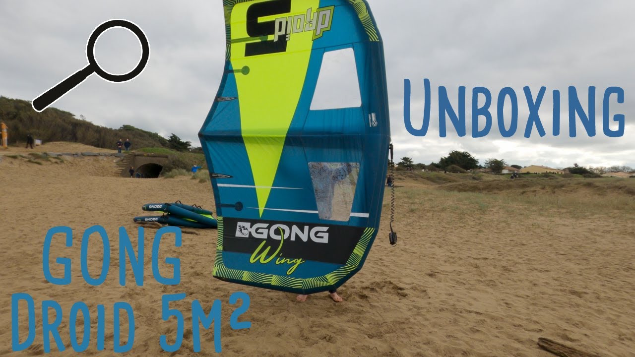 Unboxing - Wing Foil 2021- Gong Droid 5m