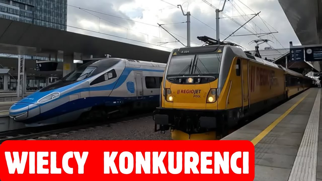 Spotkanie wielkich konkurentów! Pociągi Warszawa Zachodnia