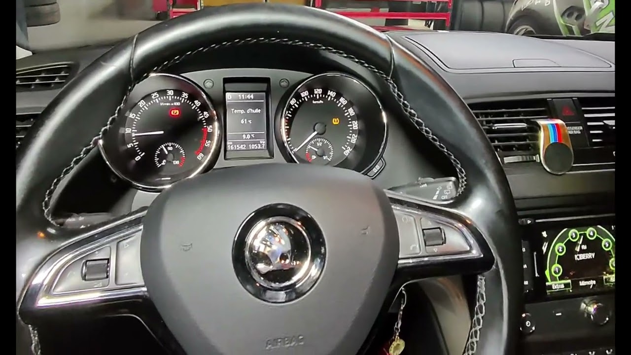  Reset pression des pneus – Skoda Yeti 2014