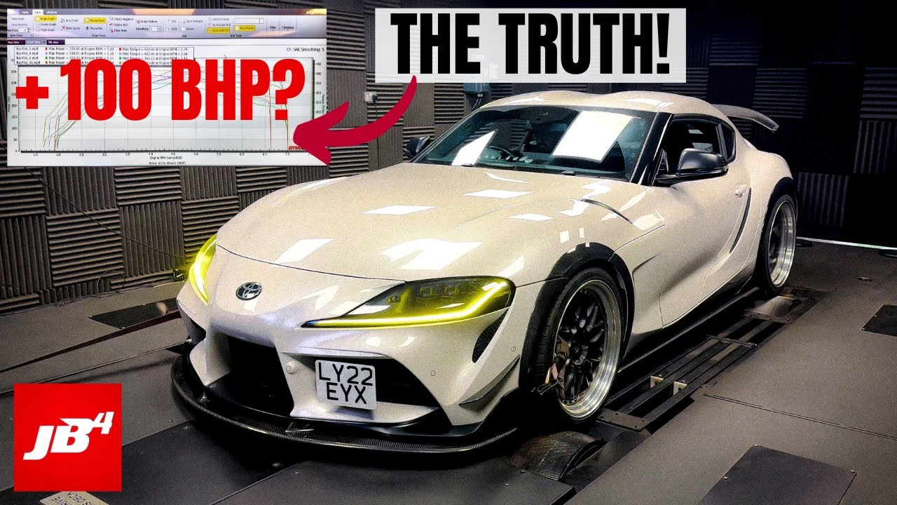 A90 Supra JB4 Tuning Box Dyno Test - Is it Worth it?