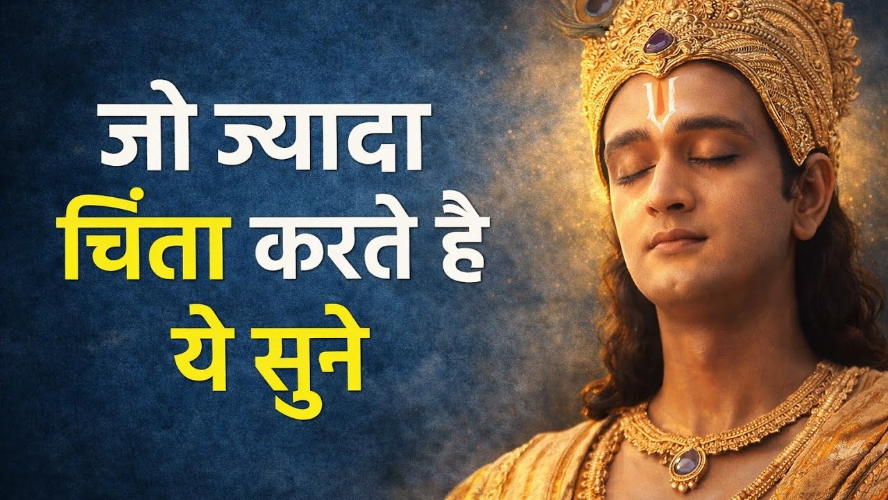 ज्यादा चिंता करने वाले इसे अवश्य सुने Powerful Motivational Speech Lord Krishna @bhagwat_geeta_katha