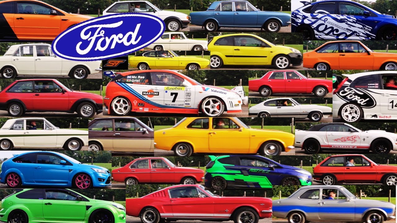 FORD Cars entering FORD MEET at Squires SEPTEMBER 2024