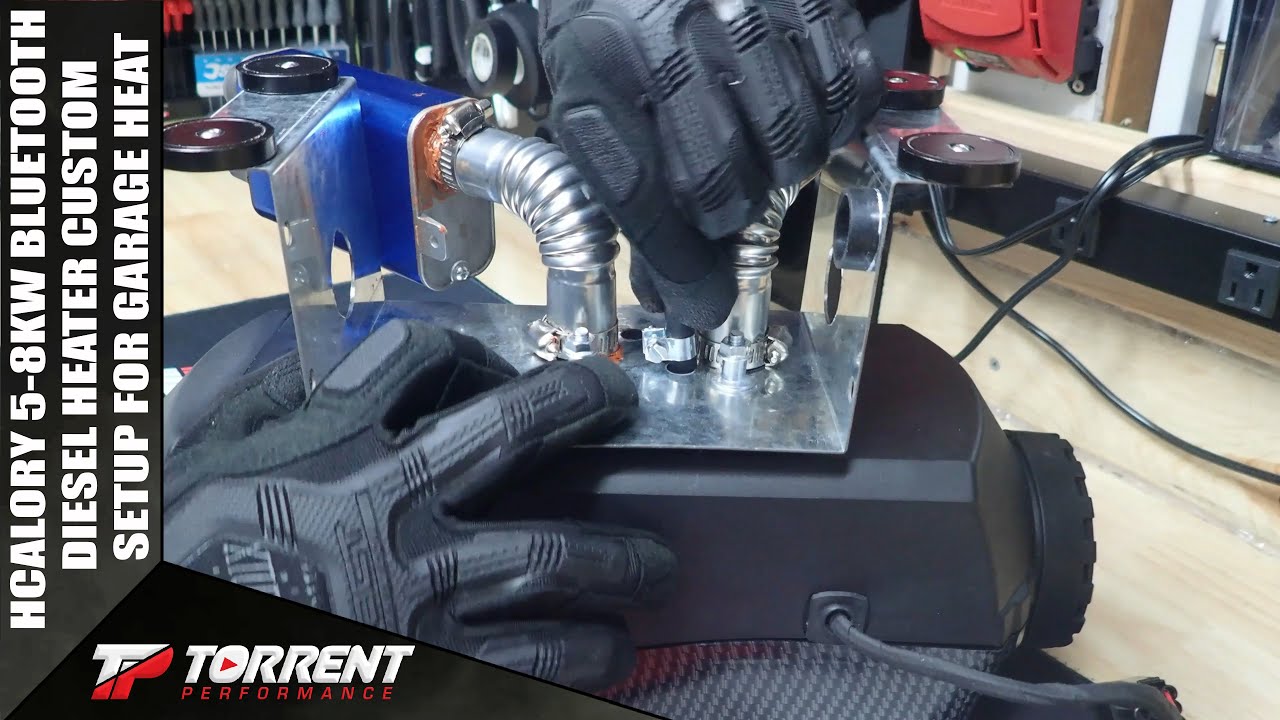 Hcalory 5-8KW Diesel Heater Custom Setup For Garage Heat Part 1