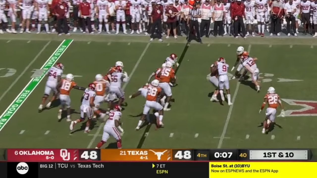 #6 Oklahoma vs #21 Texas THRILLING Ending | 2021 College Football