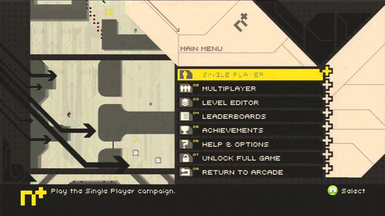 N+ Title Screen (HD)