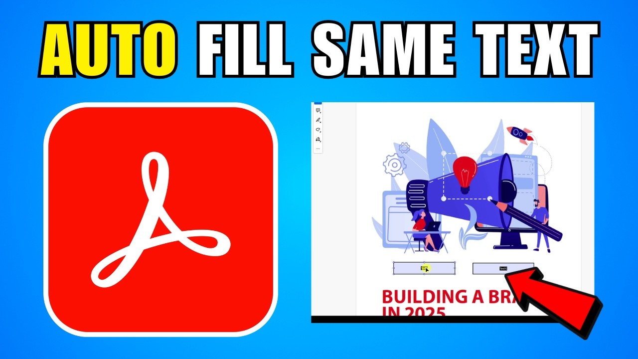 How To Auto Fill Same Text In PDF Form Using Adobe Acrobat Pro (2026) (Complete Guide)