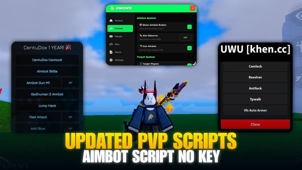3 новых лучших скрипта для PvP-боев с фруктами из Blox без ключа.