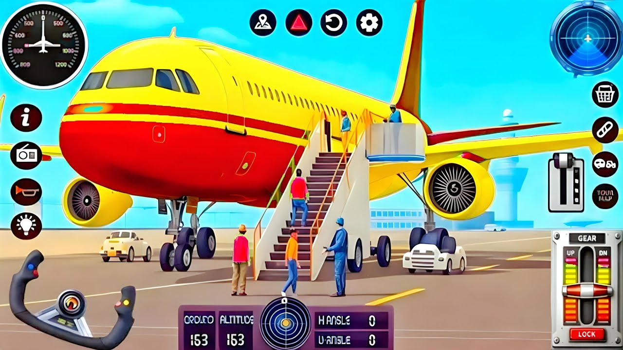 Aroplane Flight Simulator Pilot Game || Pilot Flight Game || Android Gameplay 