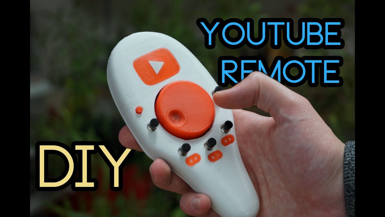 Youtube remote control | DIY | arduino | 3D printing