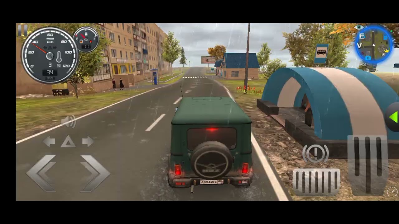 I try out a Russian car game 