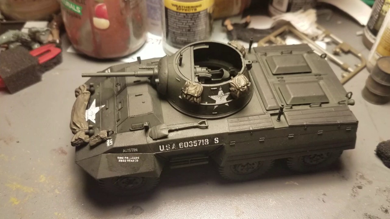 Tamiya 1/35 M8 Greyhound. Work in progress