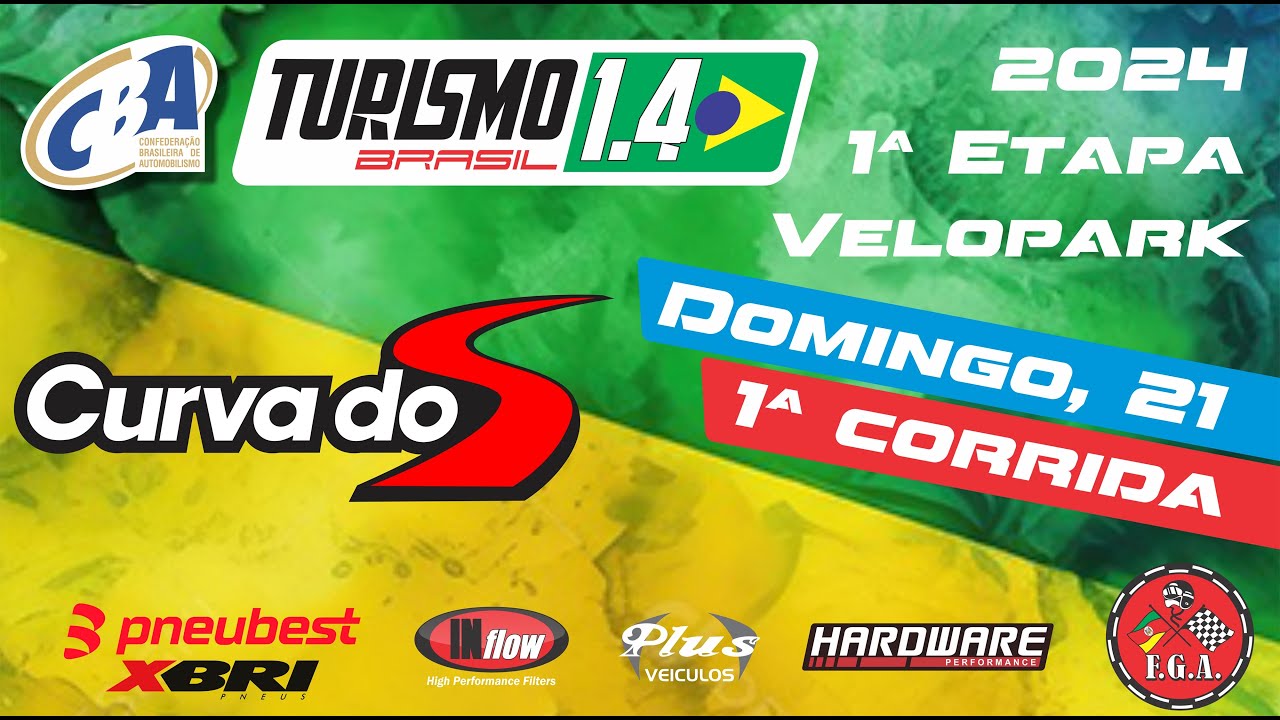 Turismo 1.4 BR RS etapa 1 corrida 3 e 4 - Velopark 21.04.2024
