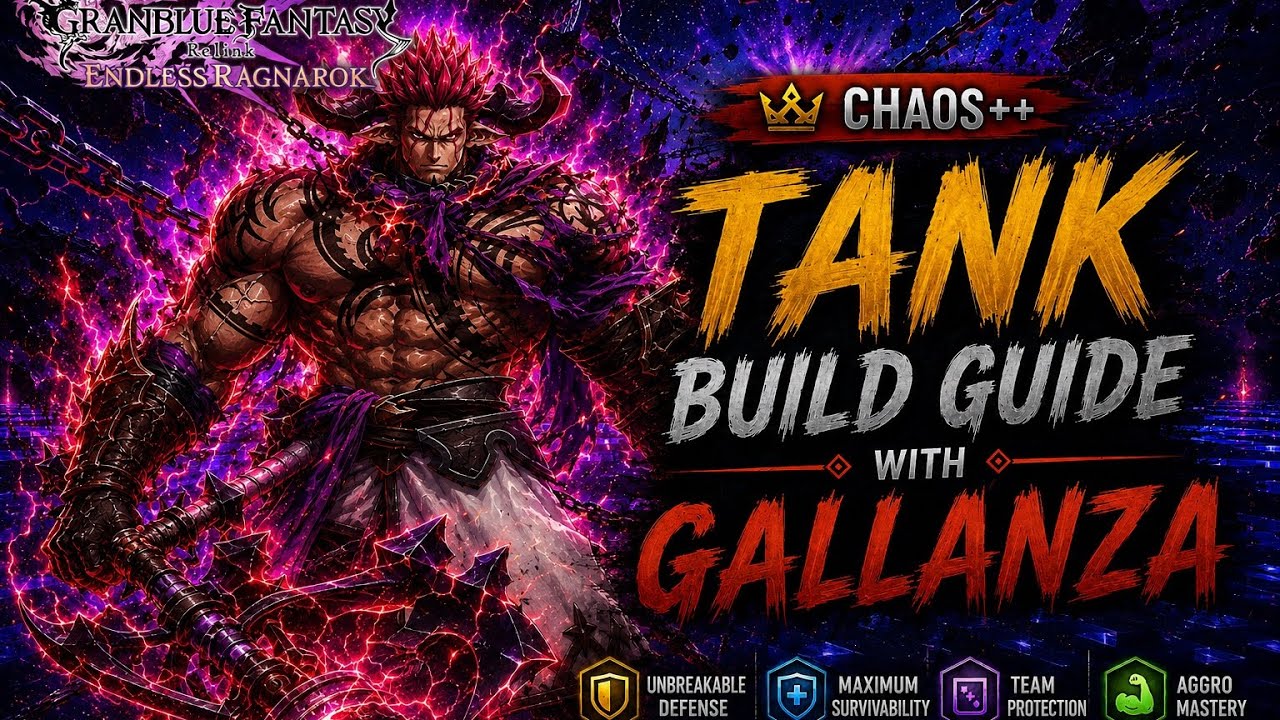 GALLANZA TANK BUILD GUIDE | GRANBLUE FANTASY RELINK: ENDLESS RAGNROK