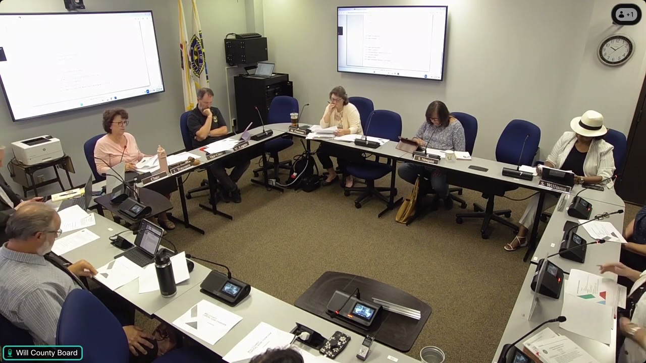 Will County Ad Hoc Ordinance Review Committee Meeting July 22, 2025