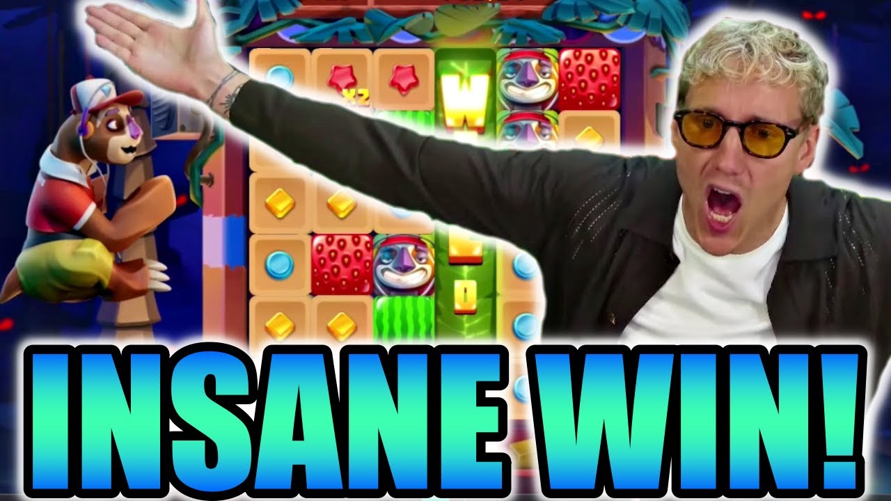 CASINODADDY'S INSANE BIG WIN ON SLOTH TUMBLE (Relax Gaming) SLOT🔥