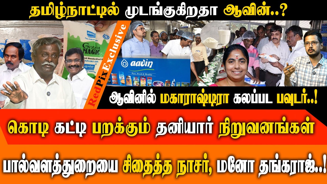 திட்டமிட்டு உருவாக்கப்பட்ட AAVIN பால் தட்டுபாடு..! DMK-வின்  விஞ்ஞான ஊழல் | REDPIX | CM VIJAY | TVK